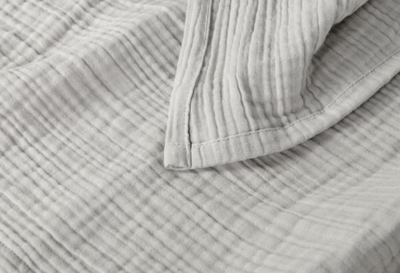نرم کننده پوست حساس Xl پتو موسلین خاکستری
